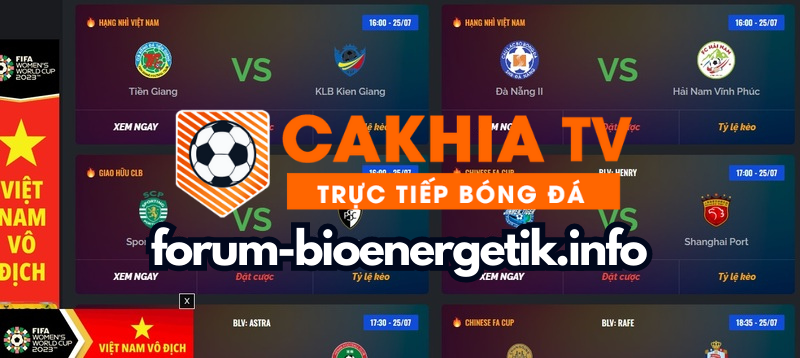 Banner quảng cáo được treo trên trang chủ của Cakhia